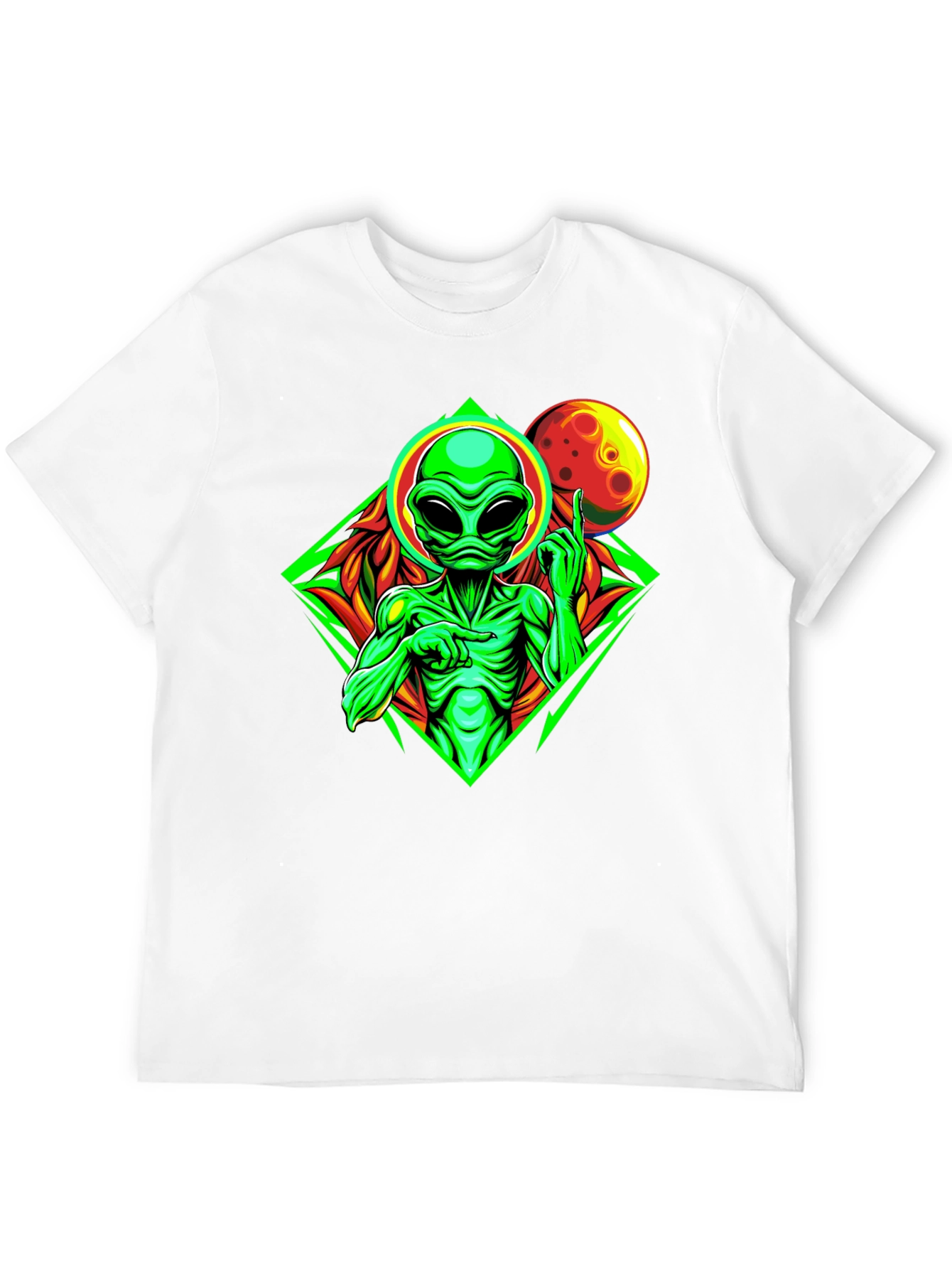 Alien Graphic Print T-Shirt