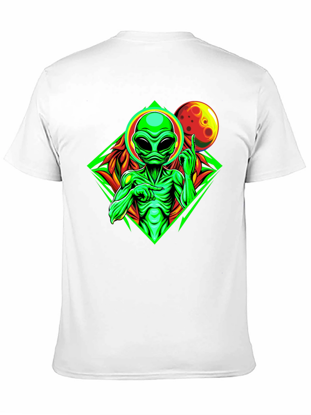 Alien Graphic Print T-Shirt