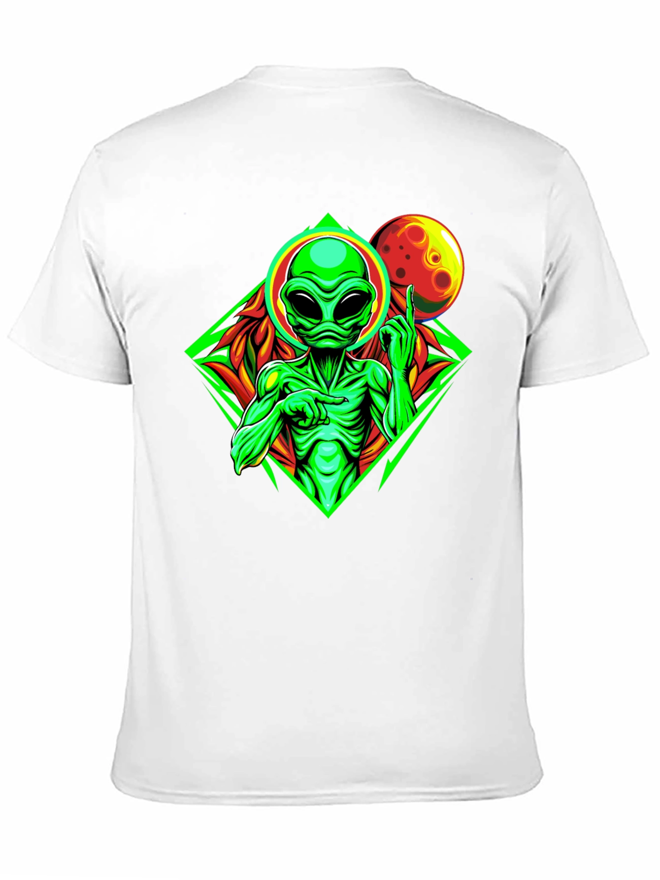 Alien Graphic Print T-Shirt