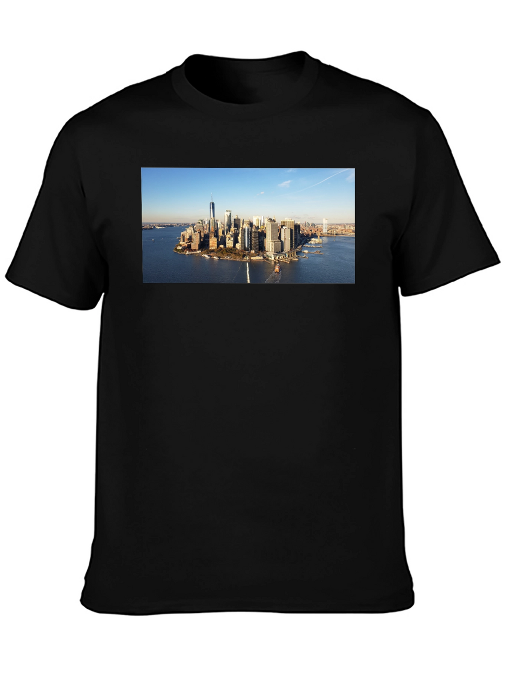 Cityscape Graphic Tee - Black