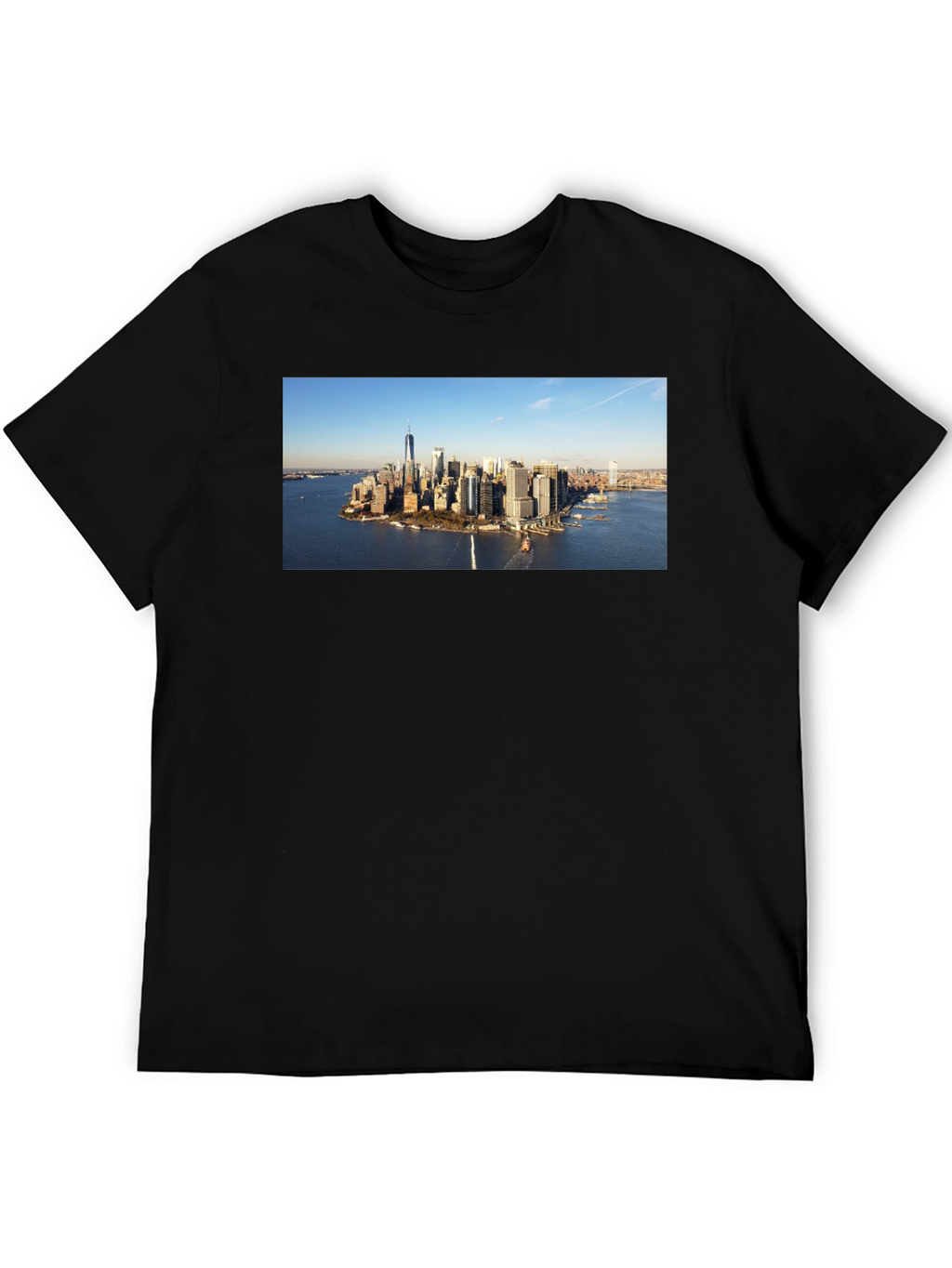 Cityscape Graphic Tee - Black