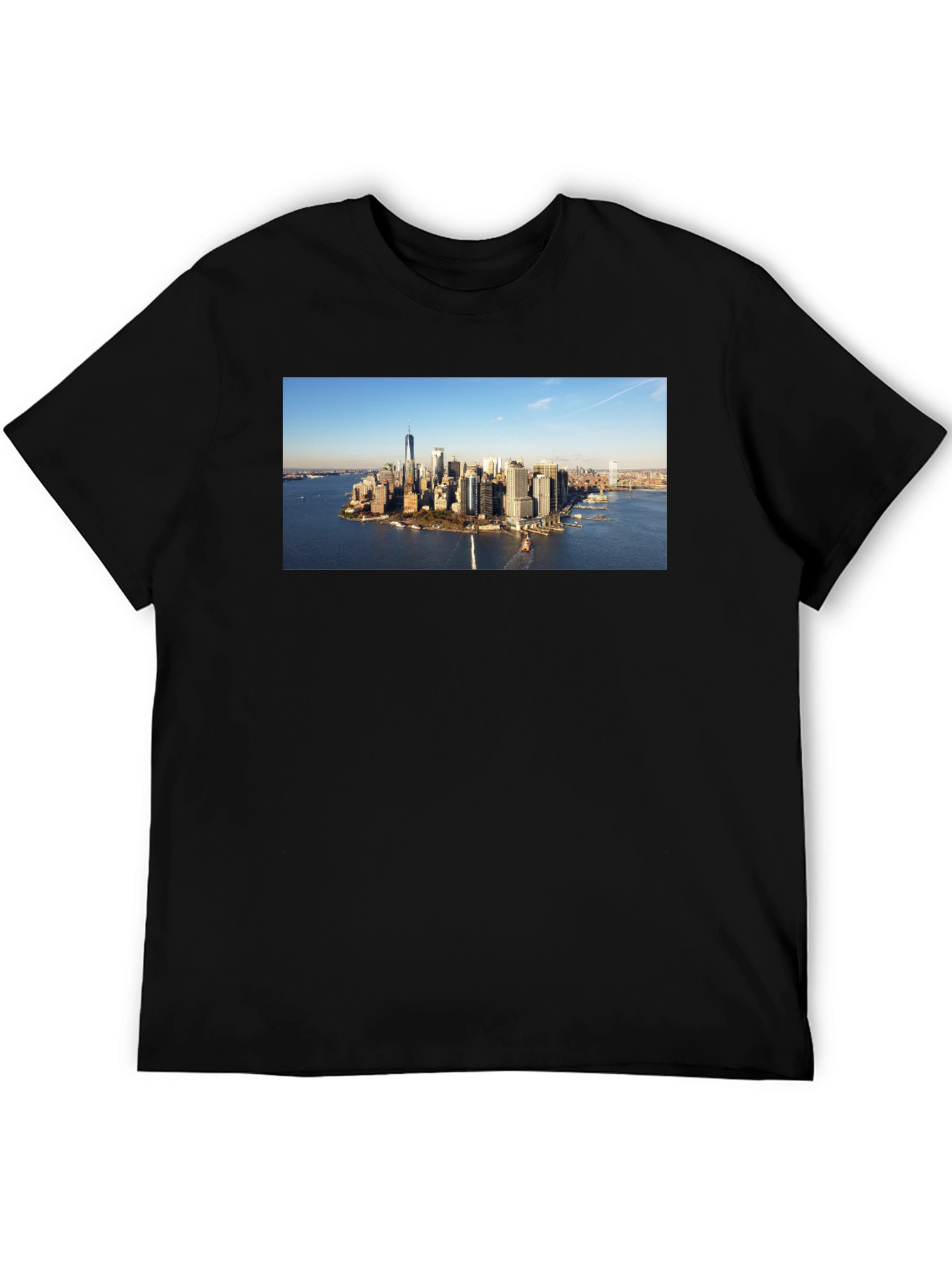 Cityscape Graphic Tee - Black