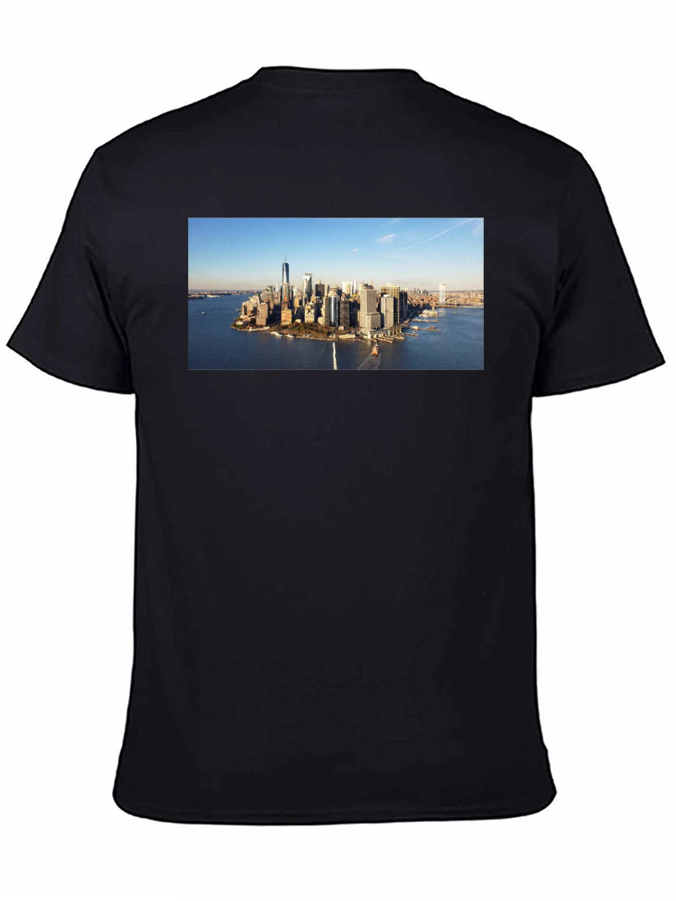 Cityscape Graphic Tee - Black