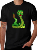 Snake Cartoon Graphic T-Shirt