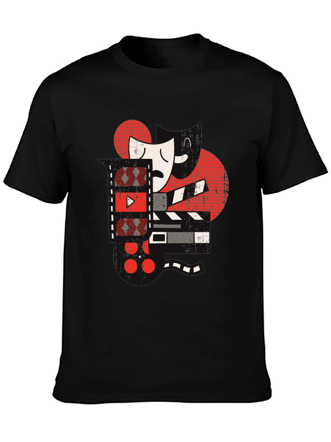 Artistic Film Motif Graphic Tee
