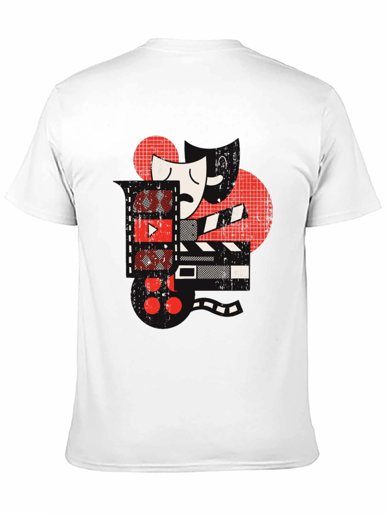Artistic Film Motif Graphic Tee