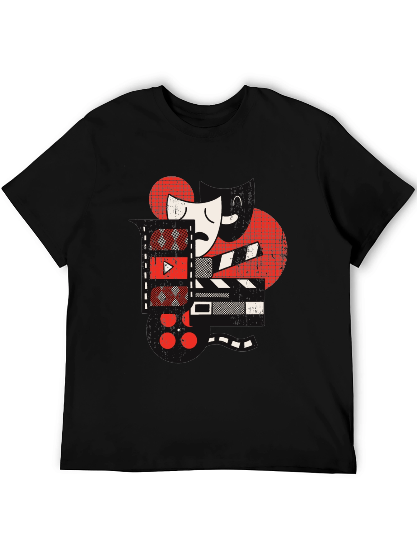 Artistic Film Motif Graphic Tee