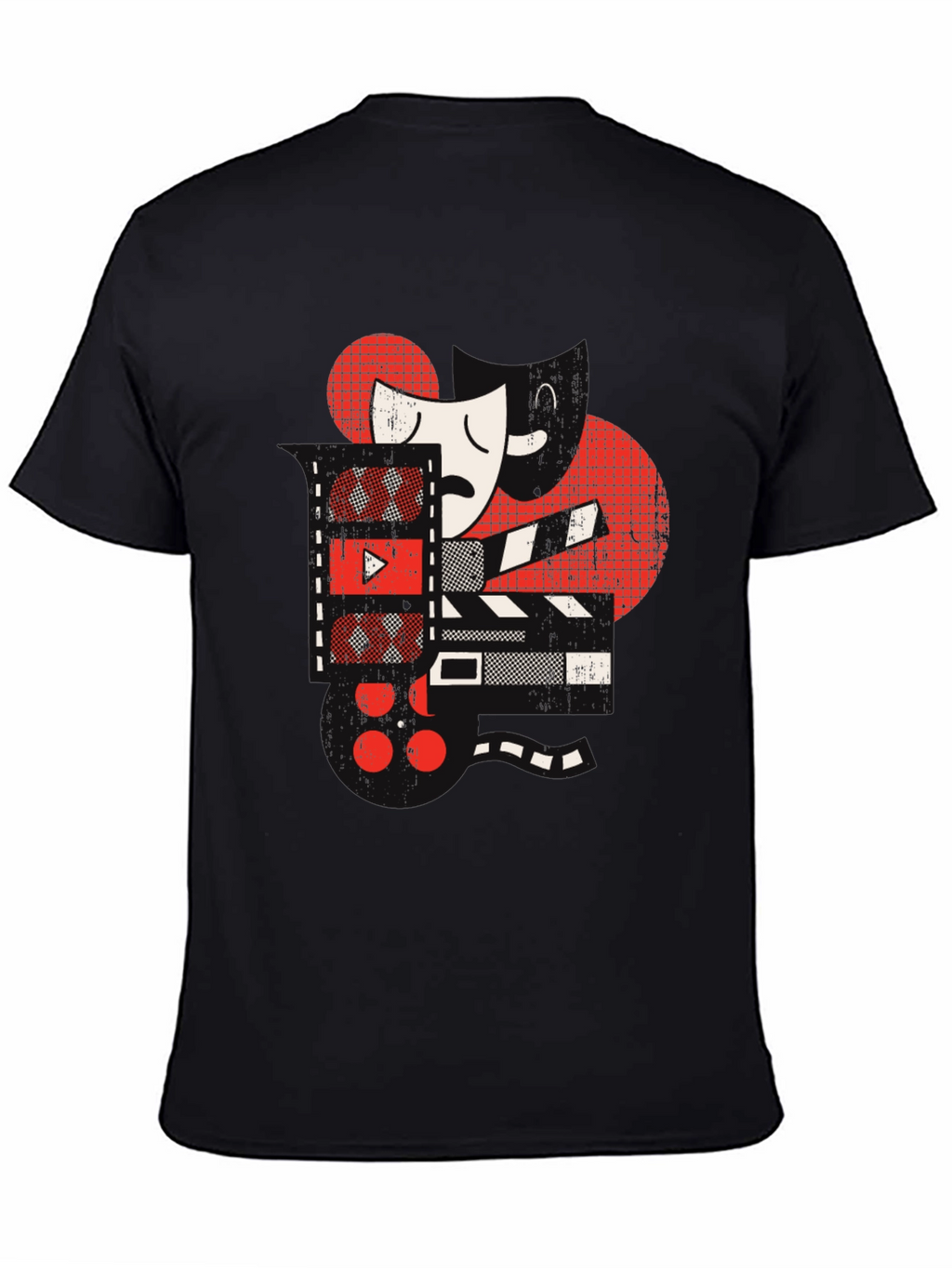 Artistic Film Motif Graphic Tee