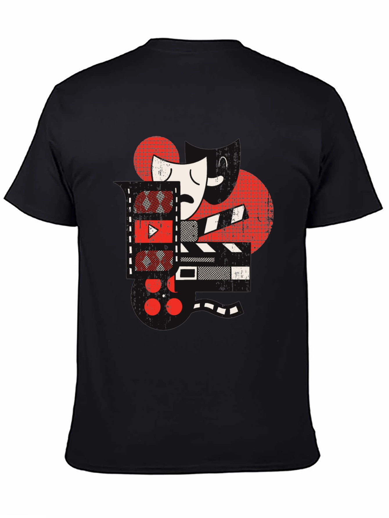 Artistic Film Motif Graphic Tee