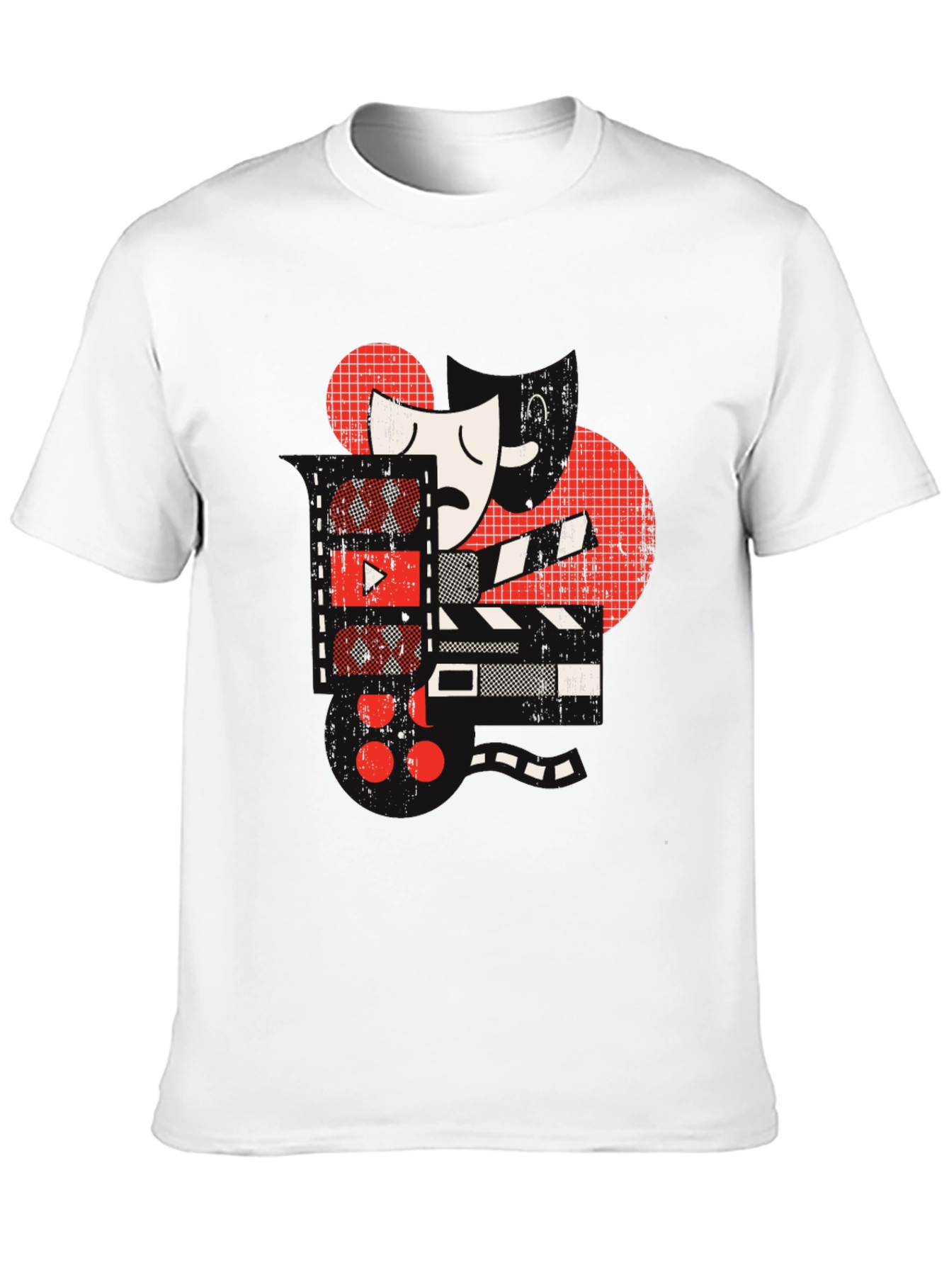 Artistic Film Motif Graphic Tee