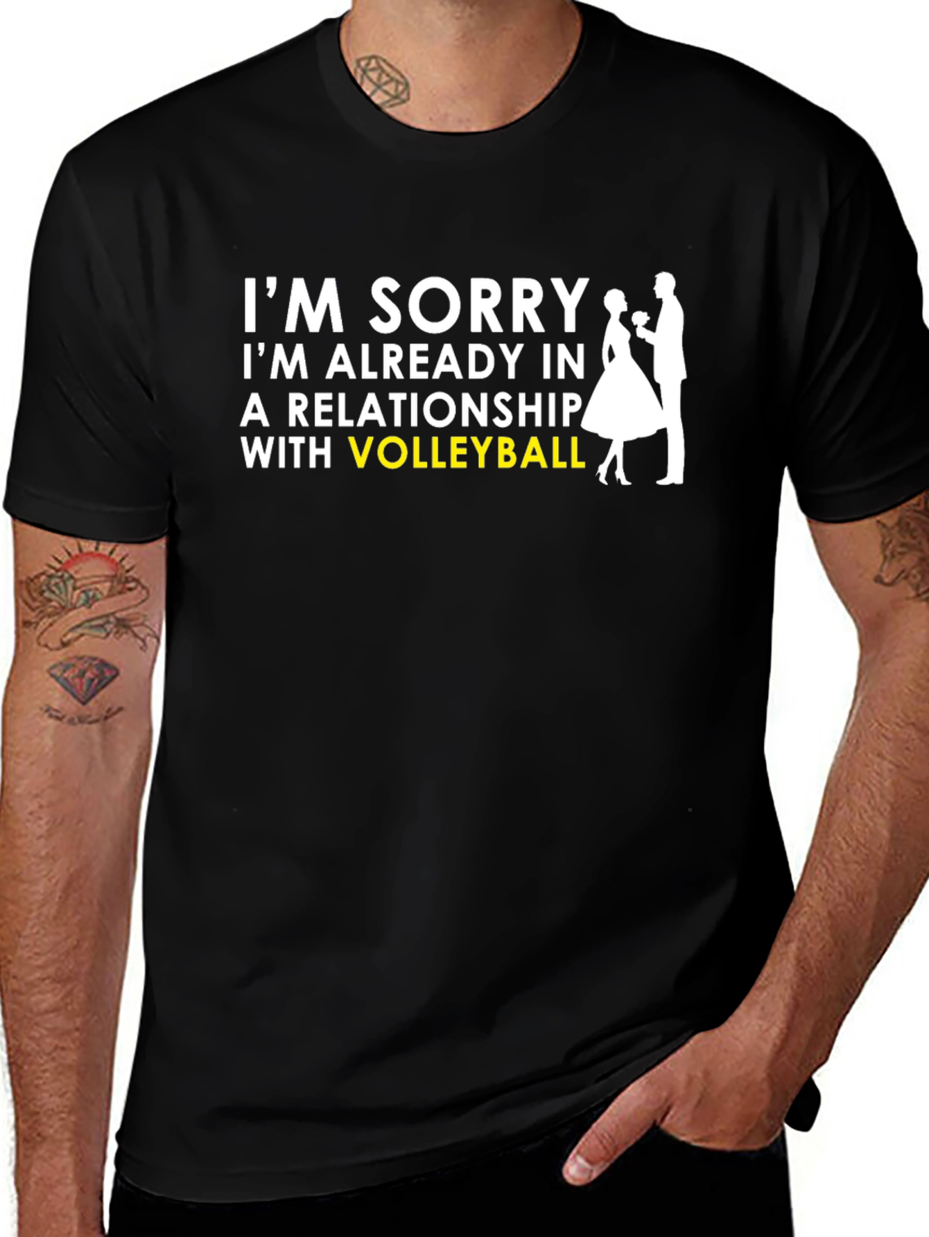 Volleyball Relationship T-Shirt: Funny Sports Tee