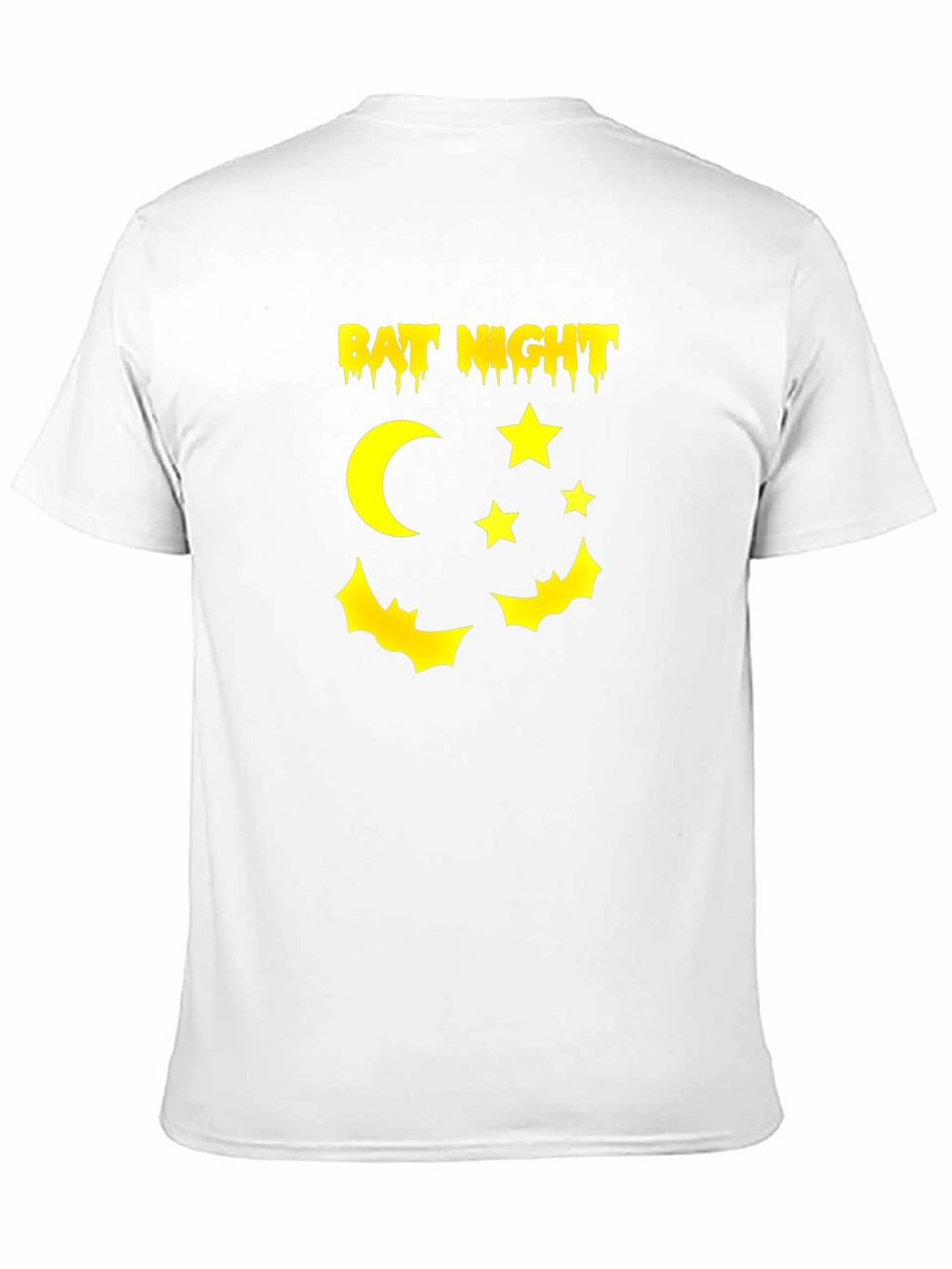 Bat Night Graphic Tee - Halloween Vibes