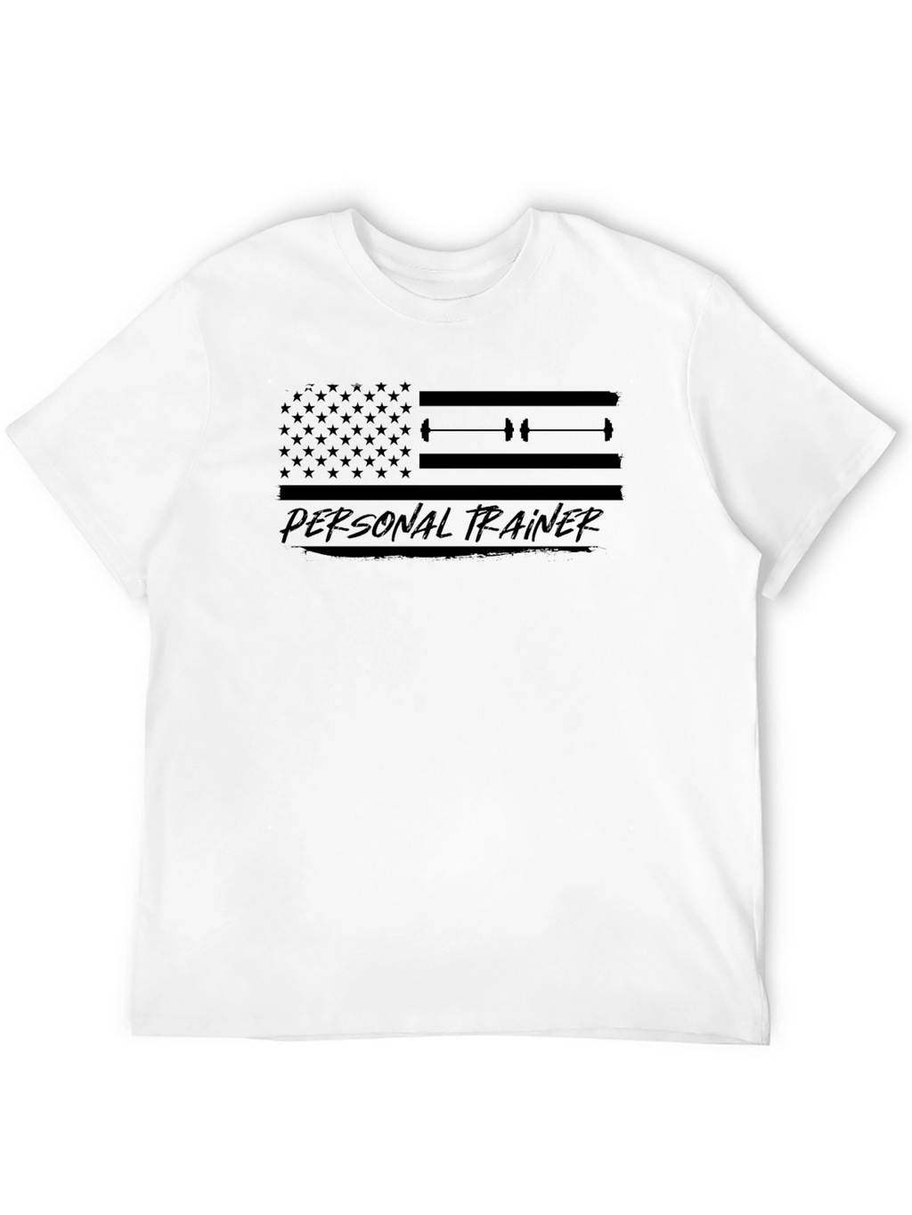 Personal Trainer American Flag Graphic Tee