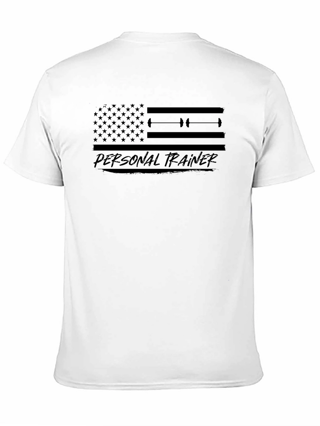 Personal Trainer American Flag Graphic Tee