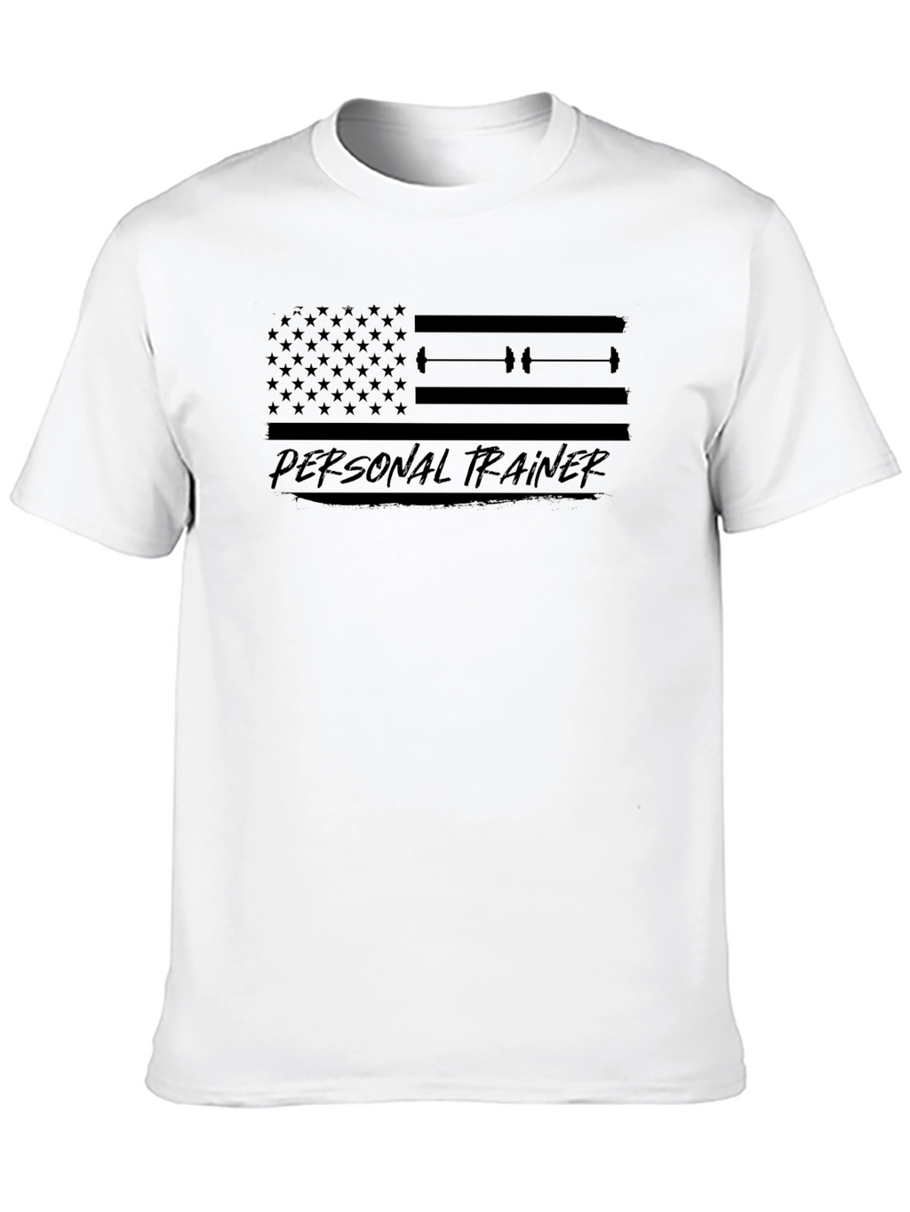 Personal Trainer American Flag Graphic Tee