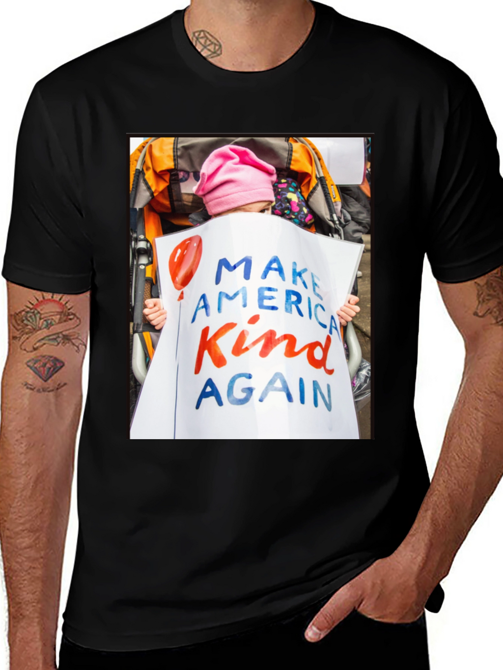 Make America Kind Again Graphic T-Shirt