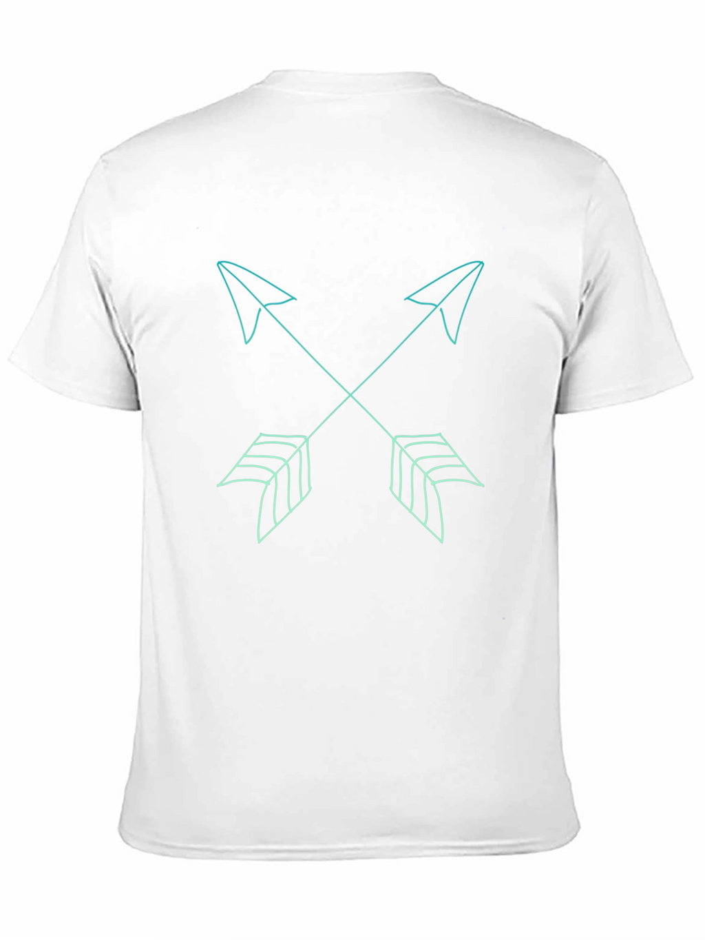 Crossed Arrow Graphic Tee - Stylish Black Casual Shirt