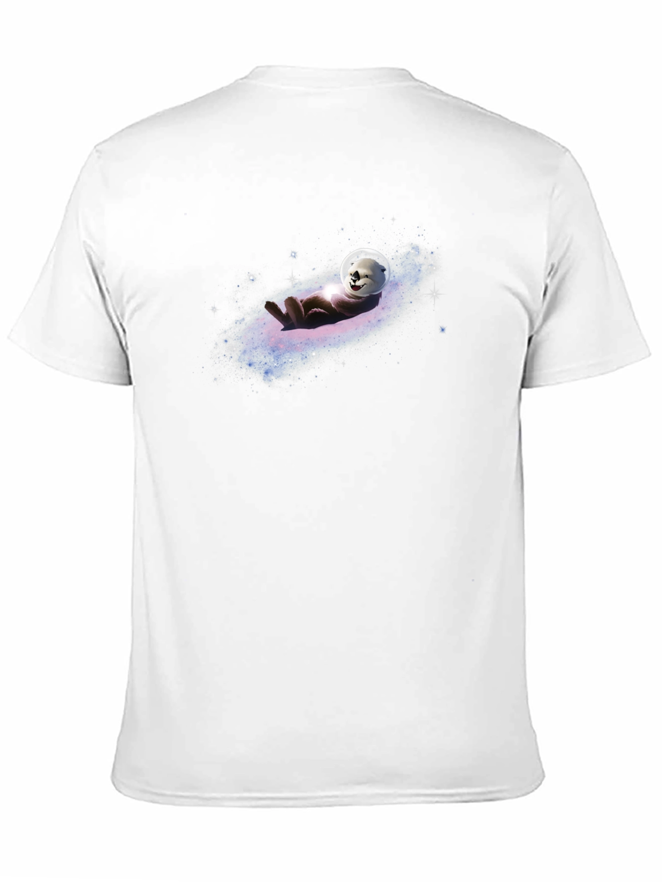 Otter in Space T-Shirt - Galaxy Design