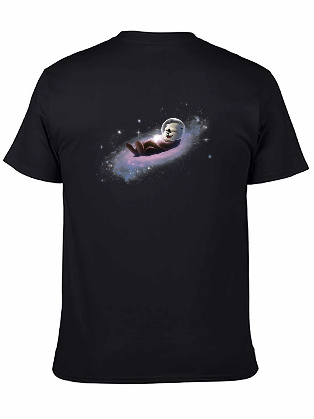 Otter in Space T-Shirt - Galaxy Design
