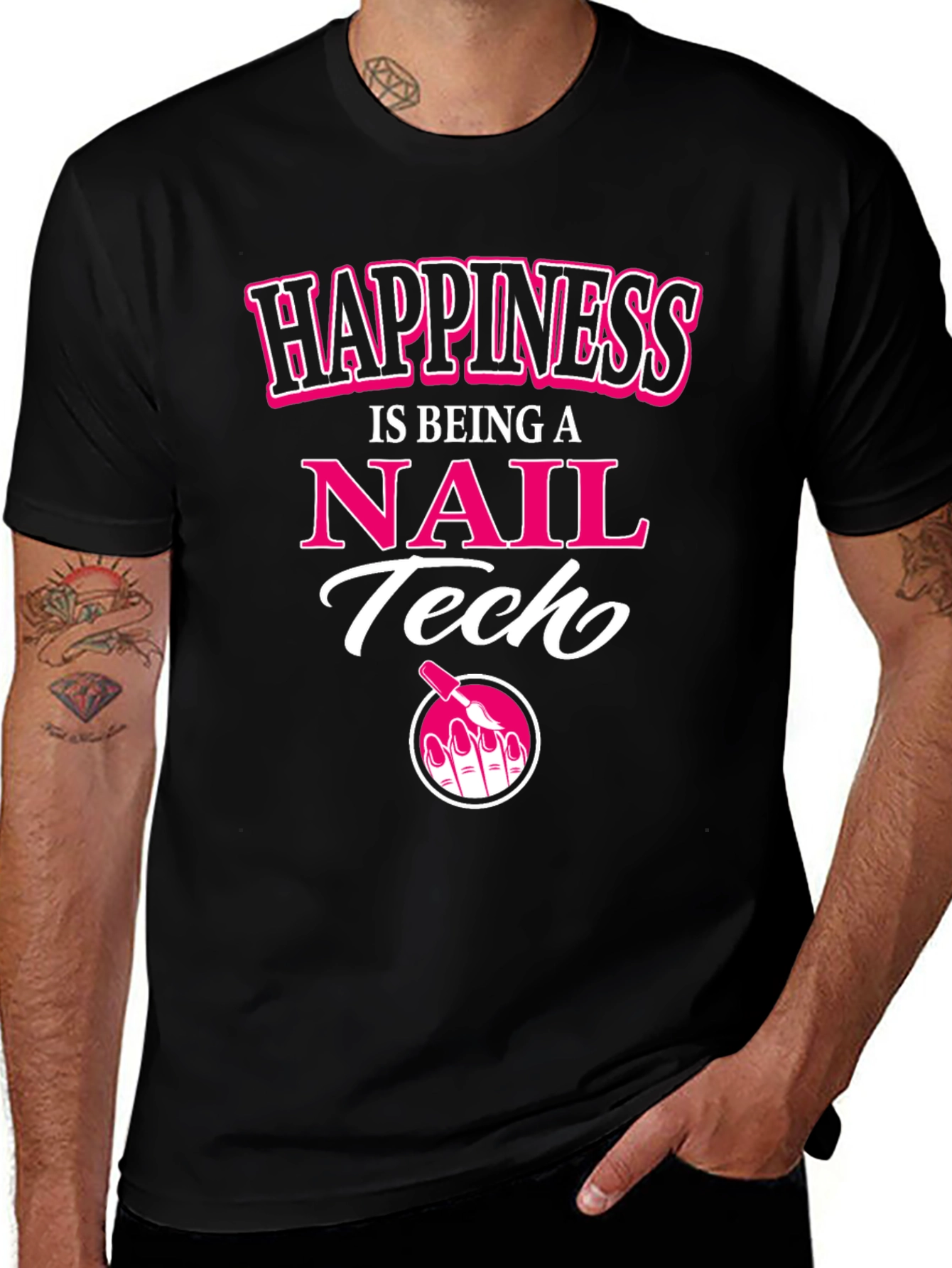 Happiness is Being a Nail Tech T-Shirt