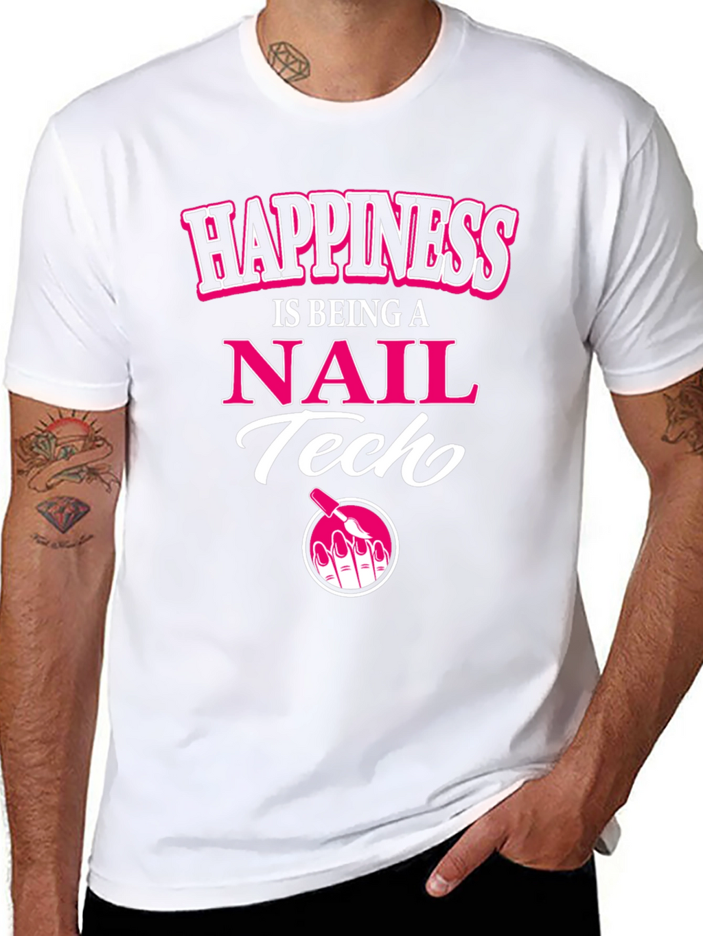 Happiness is Being a Nail Tech T-Shirt