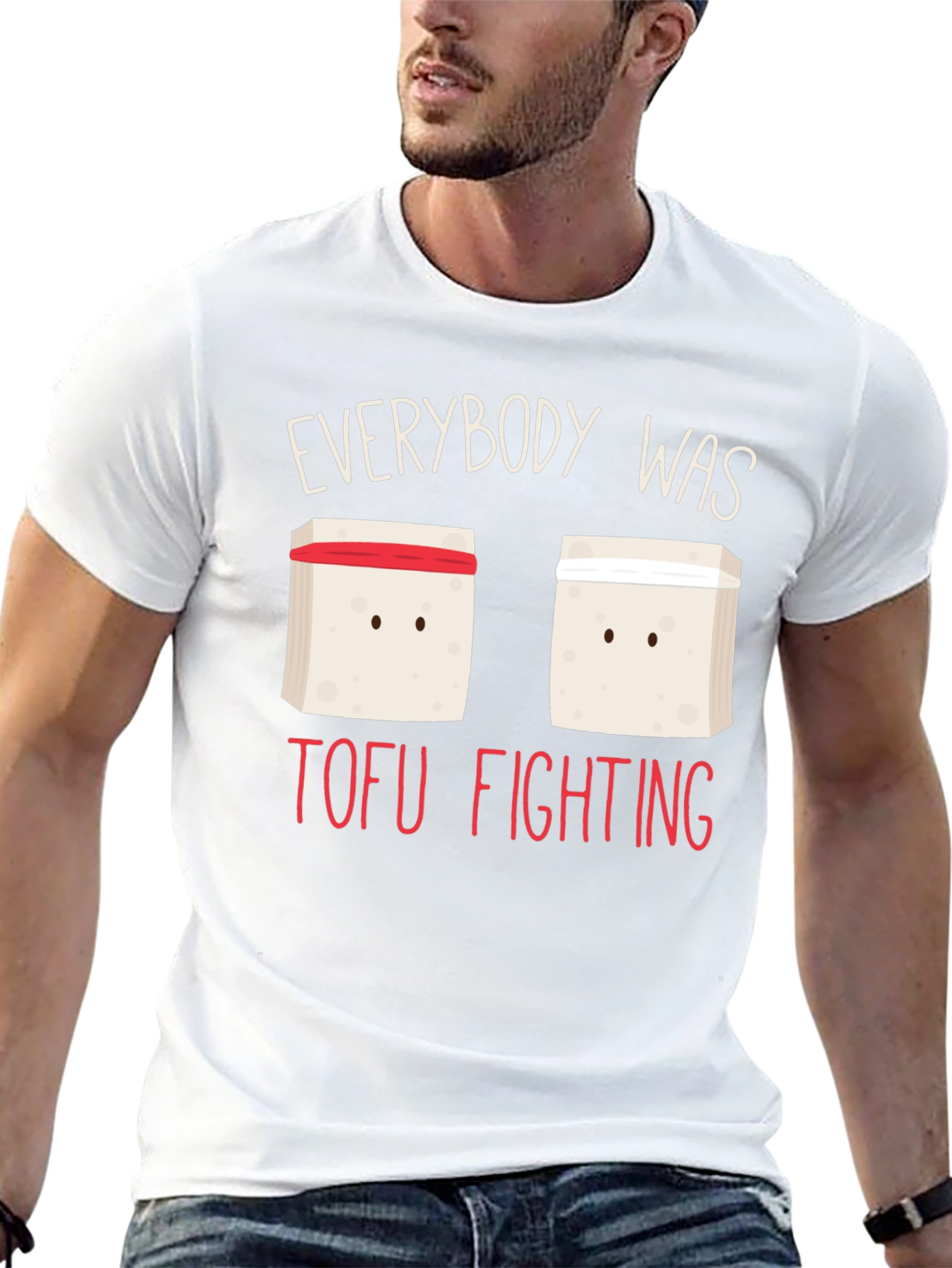 Everybody Was Tofu Fighting Black T-Shirt