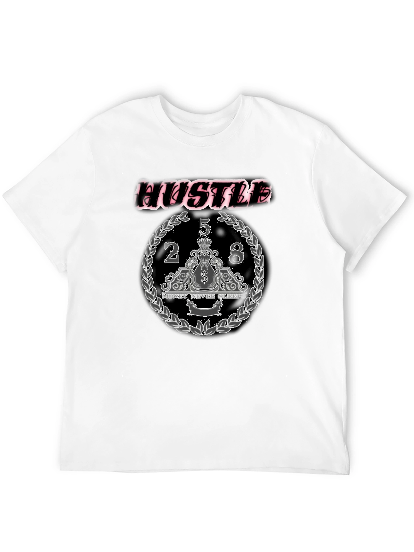 Hustle Graphic Tee - Money Never Sleeps