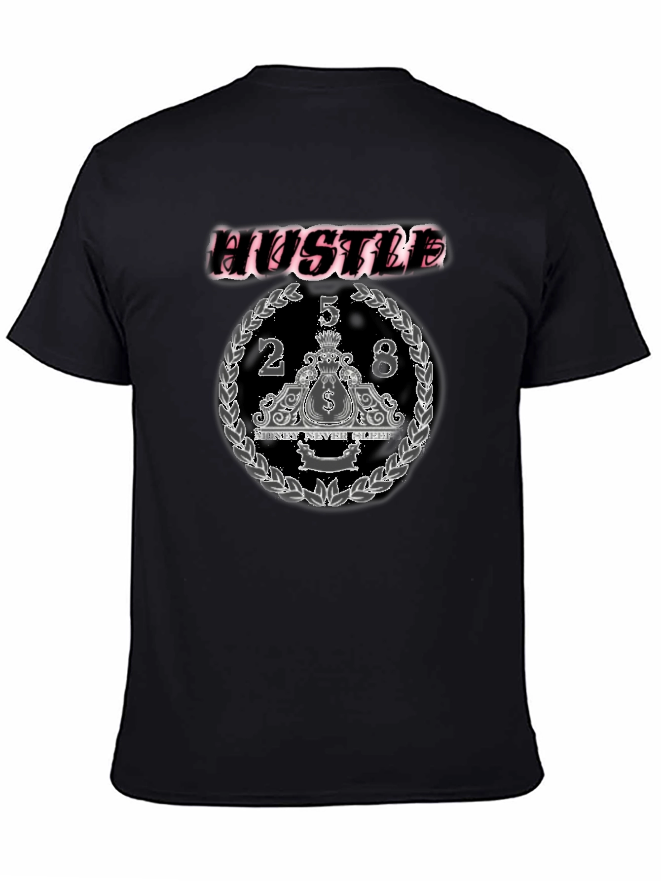 Hustle Graphic Tee - Money Never Sleeps