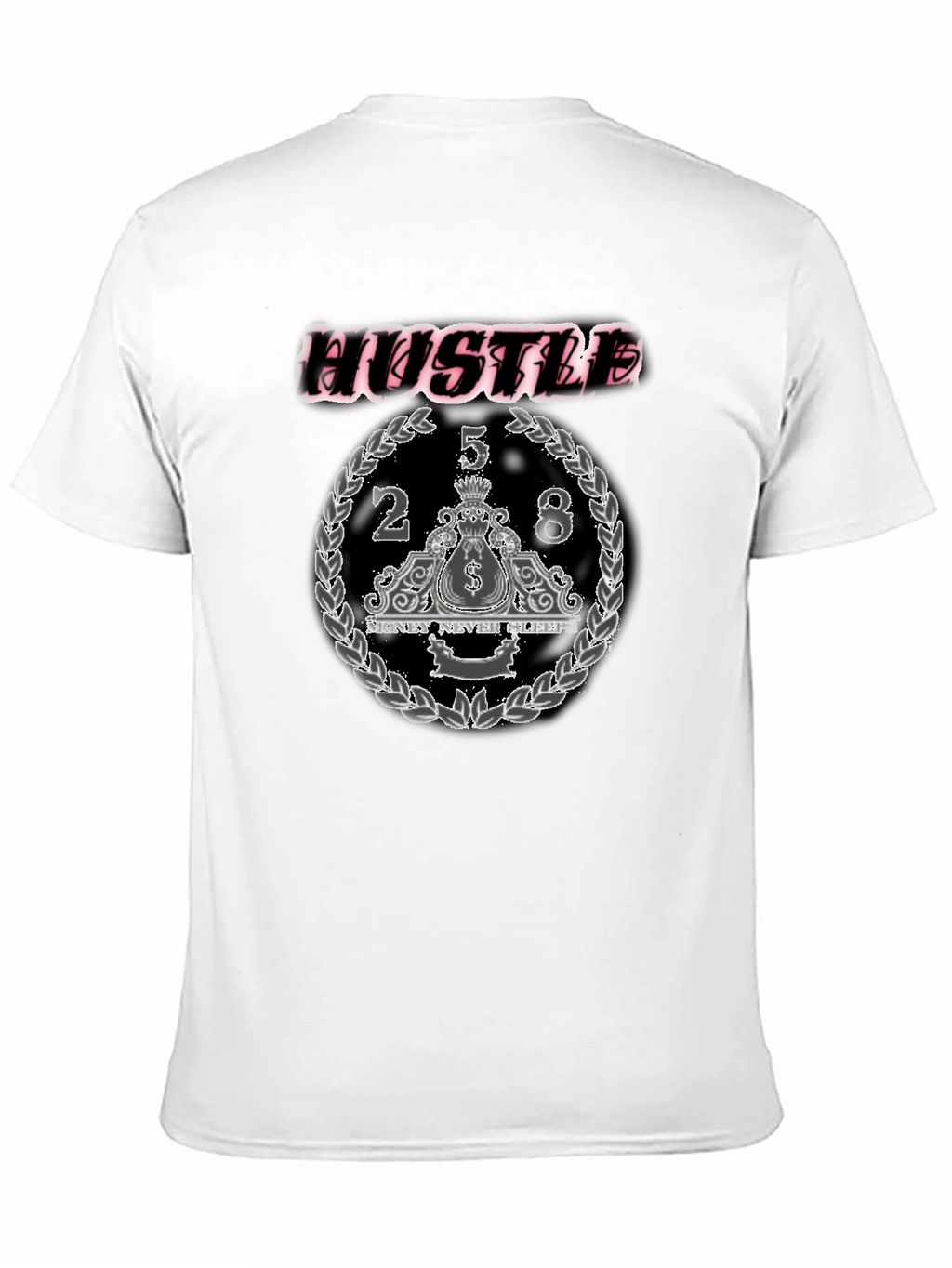 Hustle Graphic Tee - Money Never Sleeps