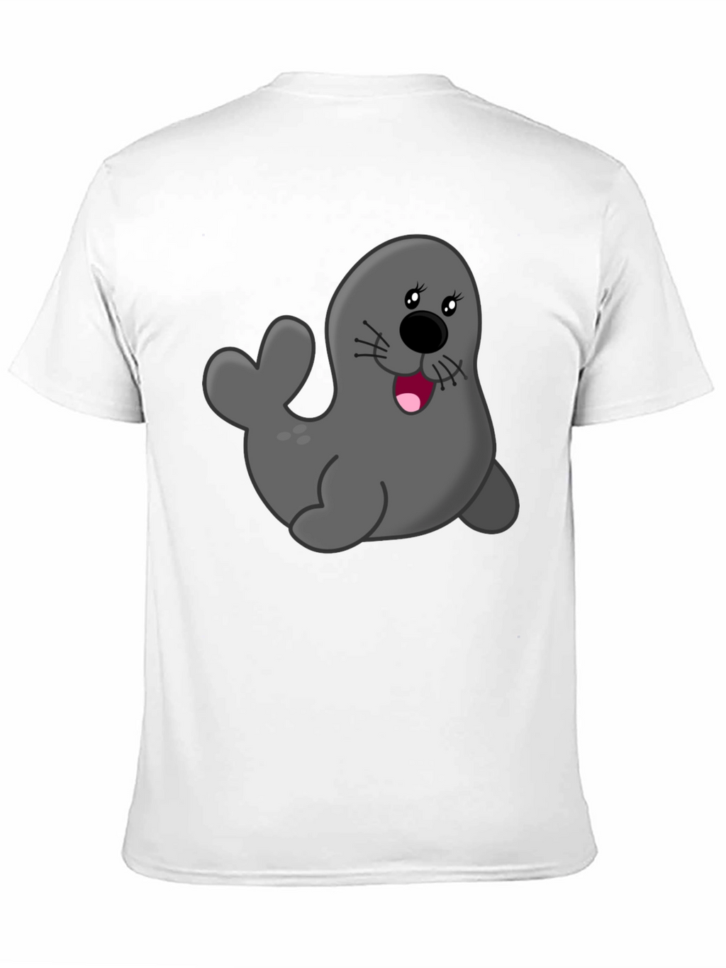 Seal Graphic Black T-Shirt