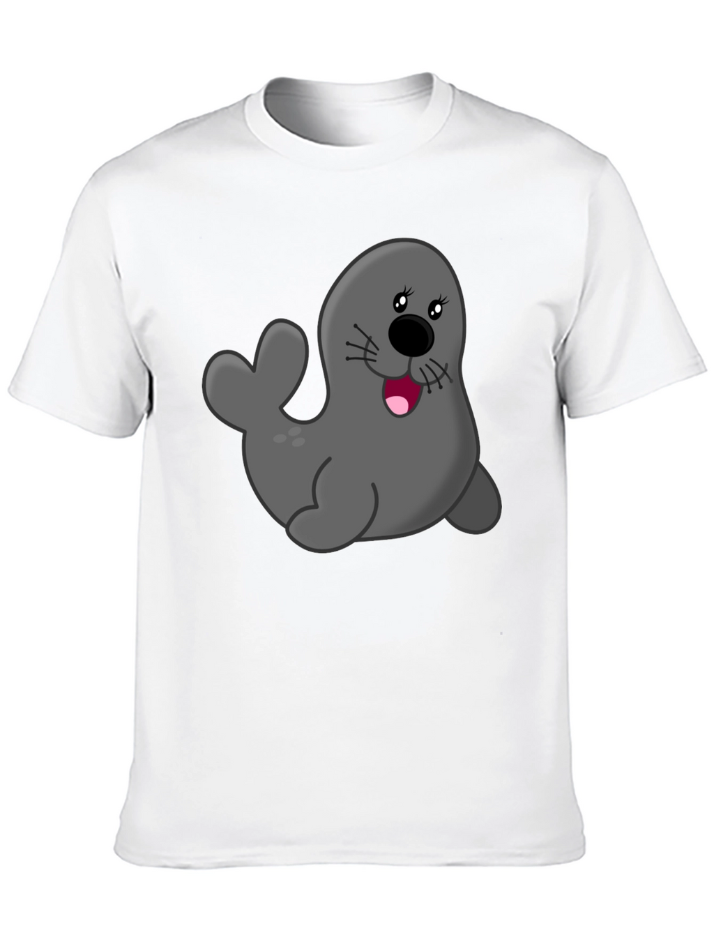 Seal Graphic Black T-Shirt