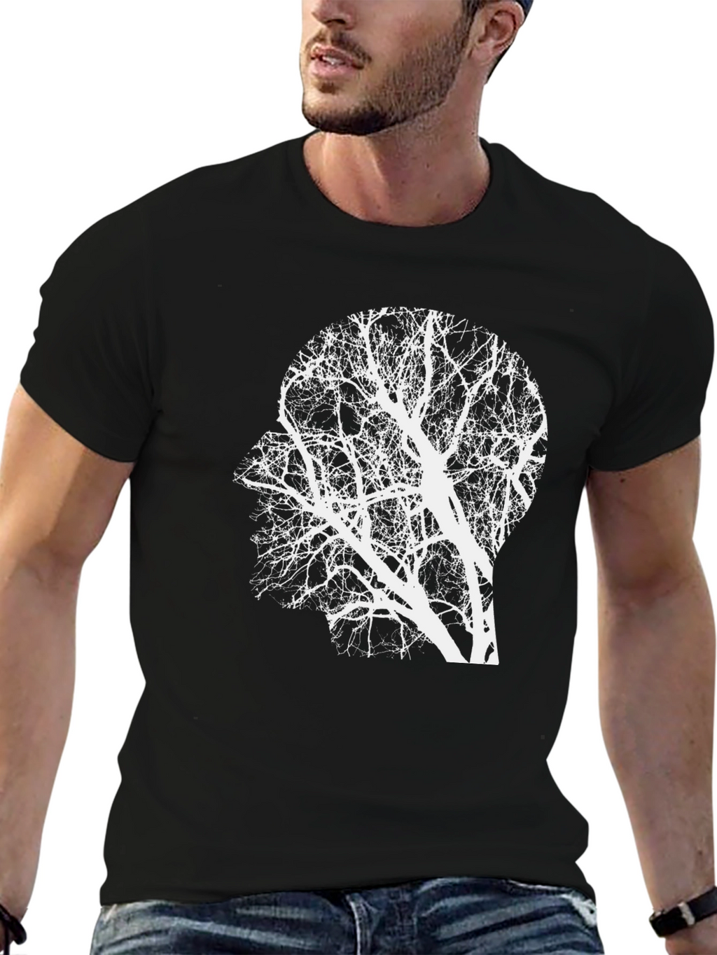 Mind Tree Graphic Tee - Unique Brain Tree Design
