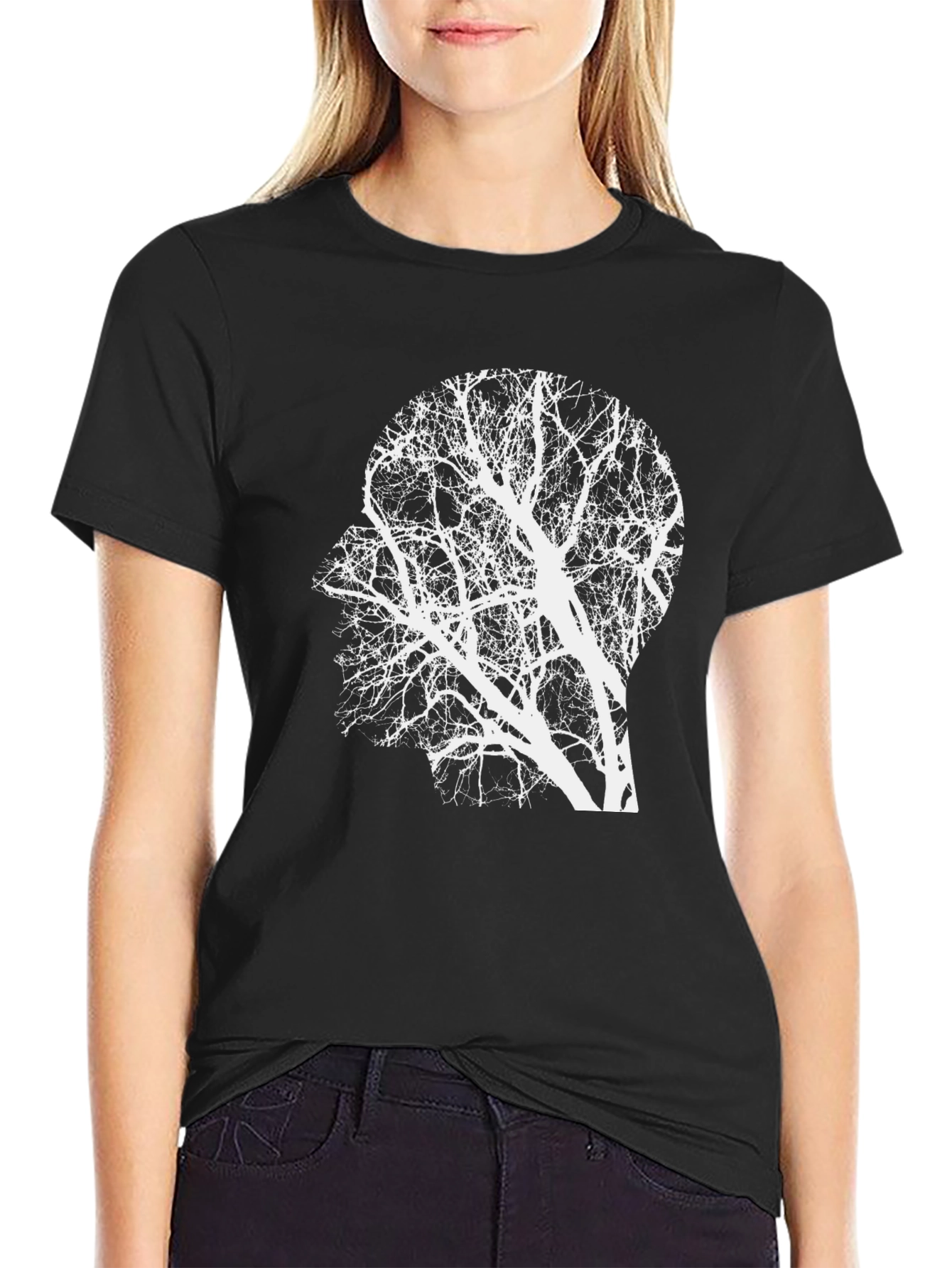 Mind Tree Graphic Tee - Unique Brain Tree Design