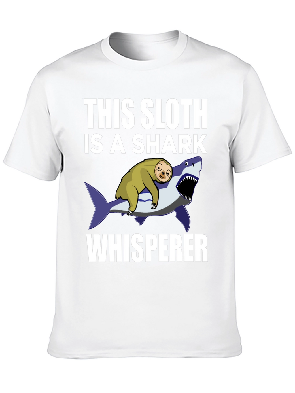 Sloth Shark Whisperer Graphic Tee