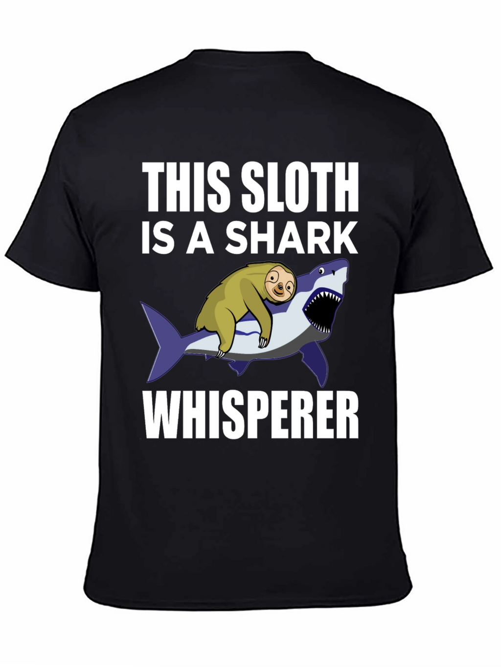 Sloth Shark Whisperer Graphic Tee