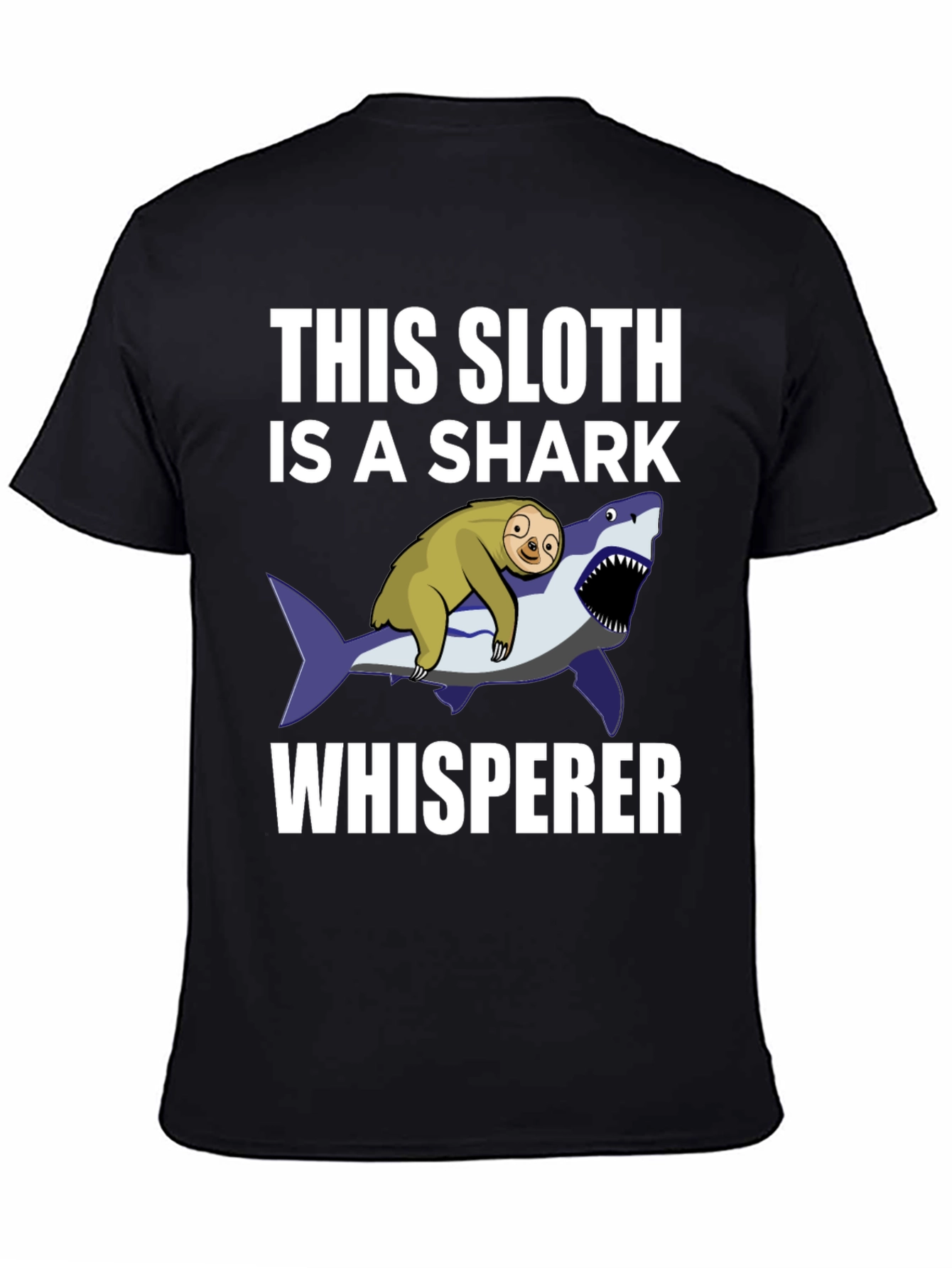 Sloth Shark Whisperer Graphic Tee