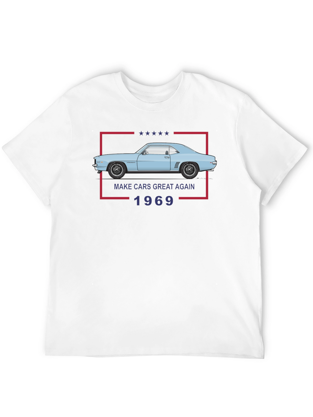 Make Cars Great Again 1969 Black T-Shirt