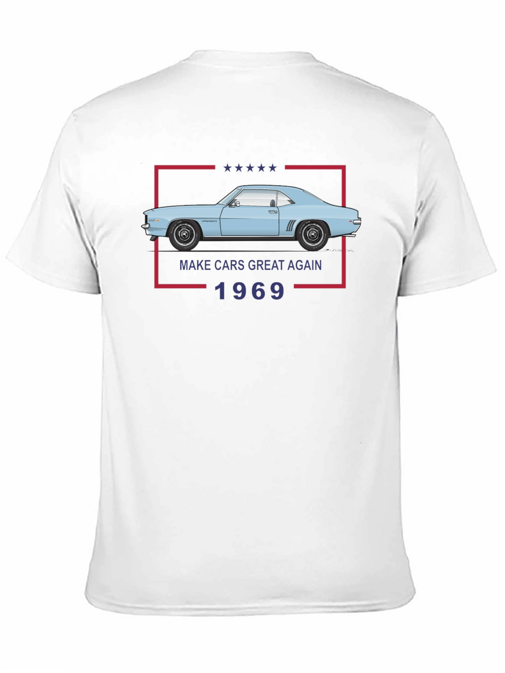Make Cars Great Again 1969 Black T-Shirt