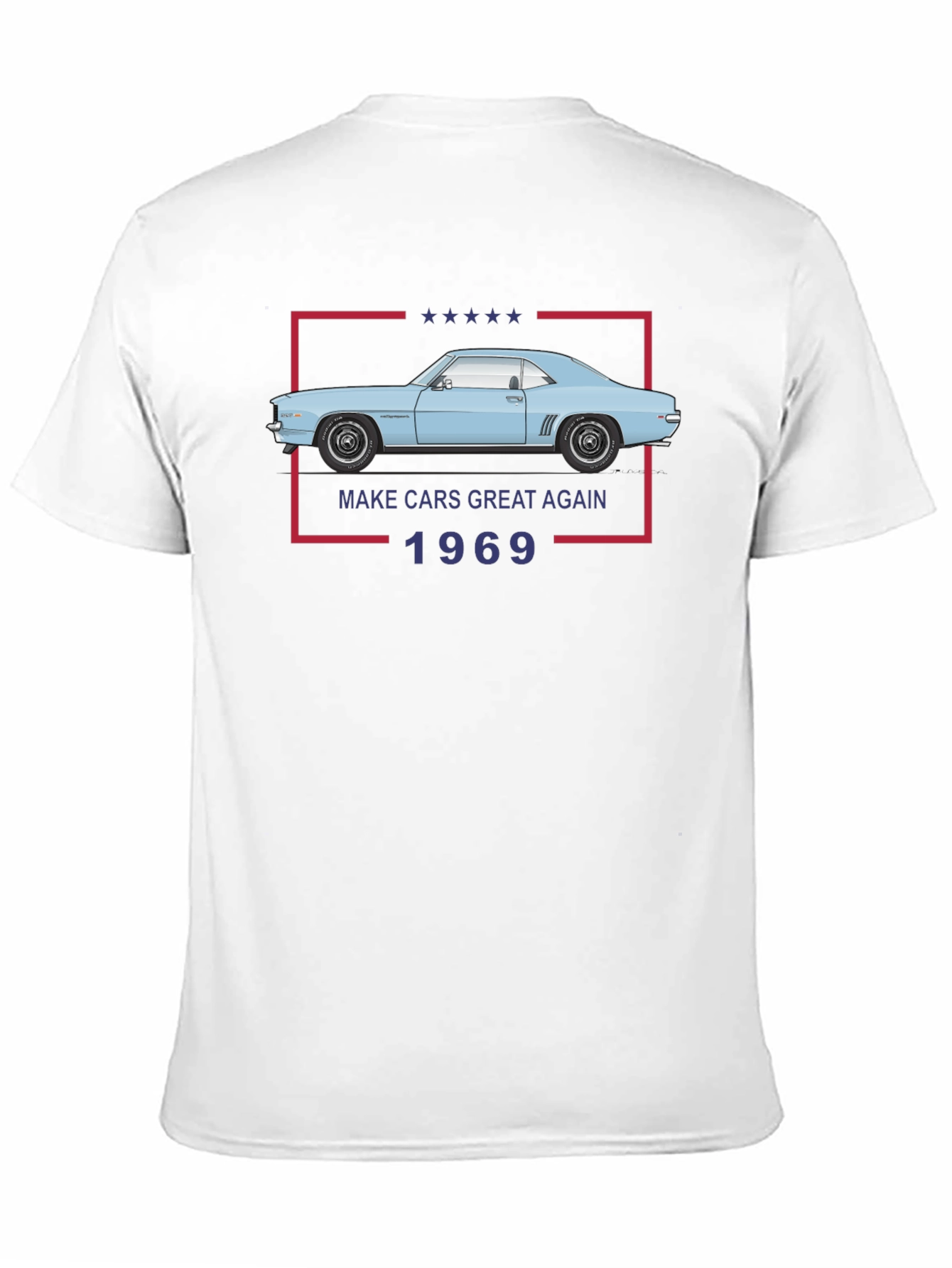Make Cars Great Again 1969 Black T-Shirt