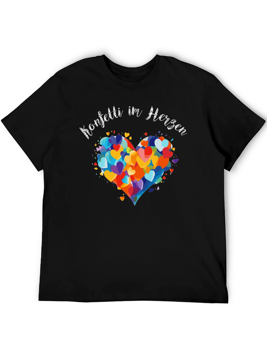 Confetti in Herzen Heart T-Shirt