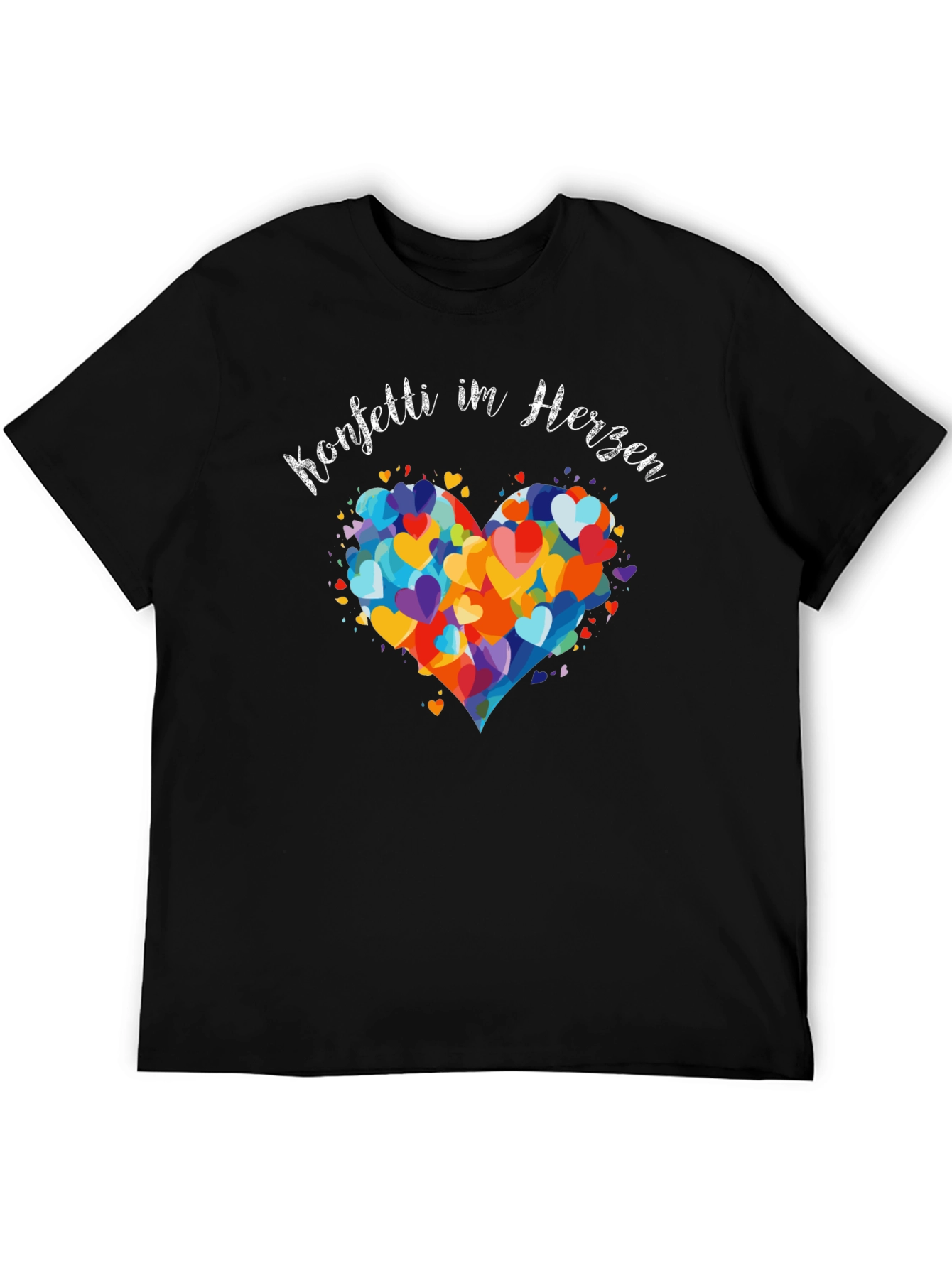 Confetti in Herzen Heart T-Shirt