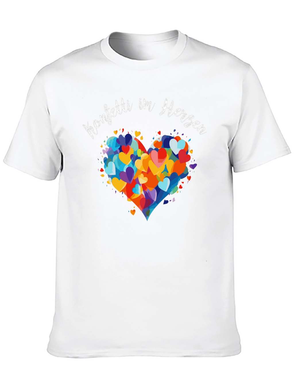 Confetti in Herzen Heart T-Shirt