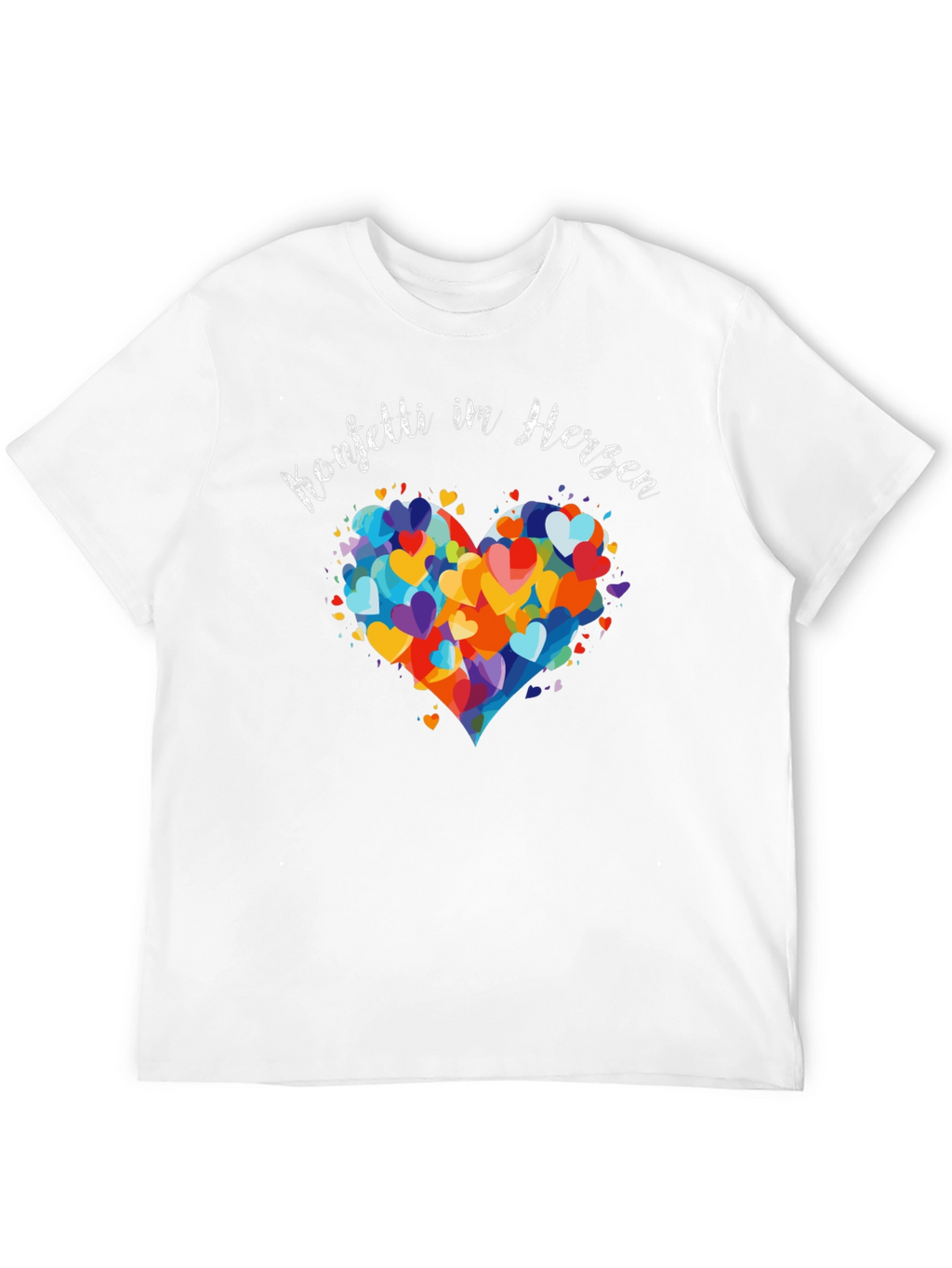 Confetti in Herzen Heart T-Shirt