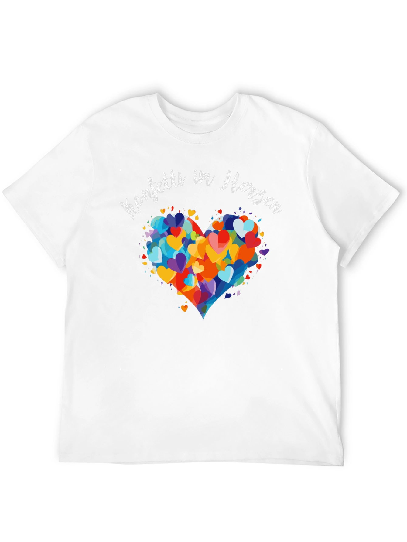 Confetti in Herzen Heart T-Shirt