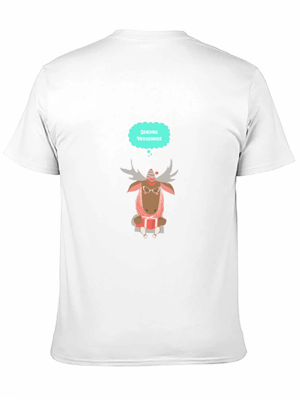 Moose Sending Hedgehugs T-Shirt