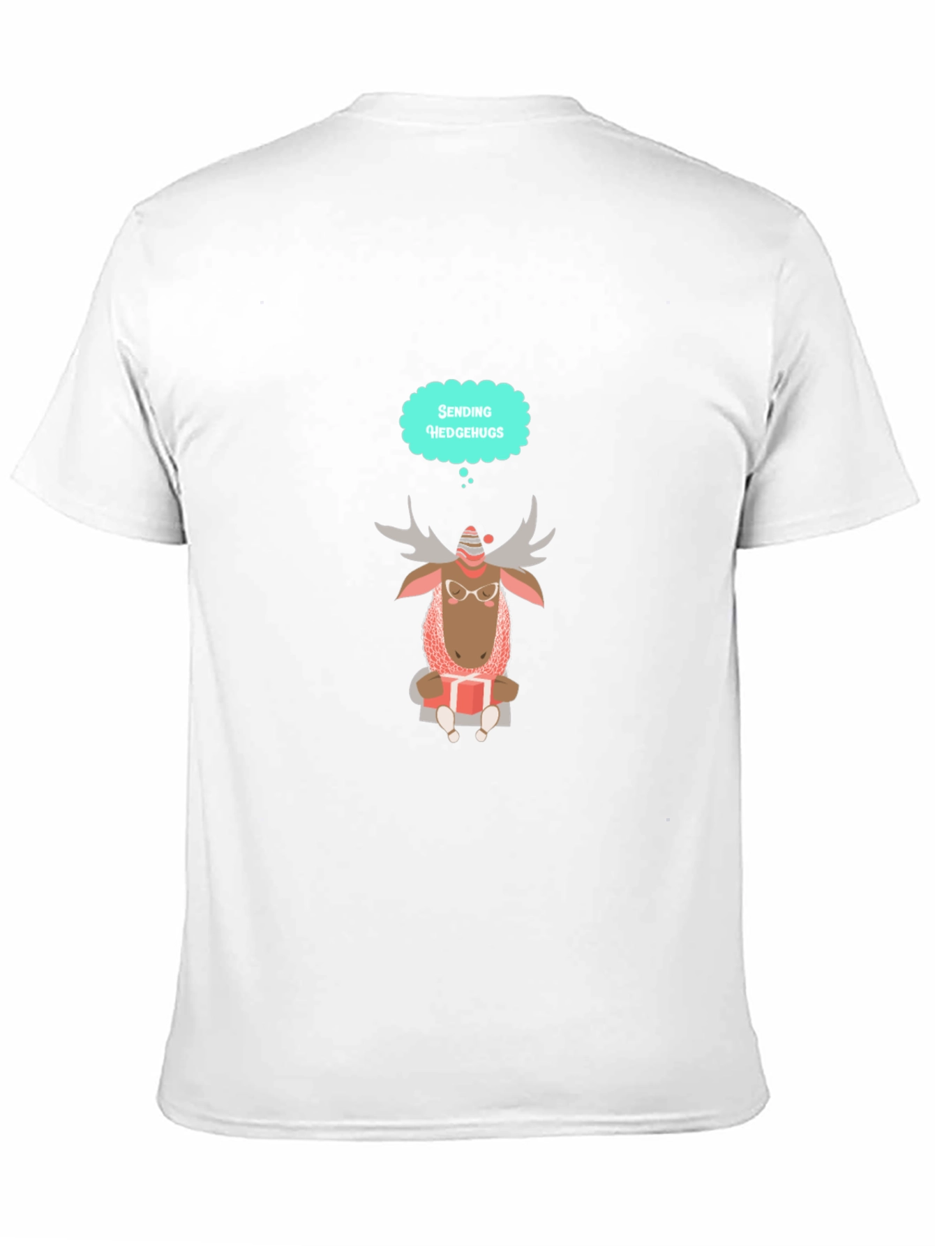 Moose Sending Hedgehugs T-Shirt