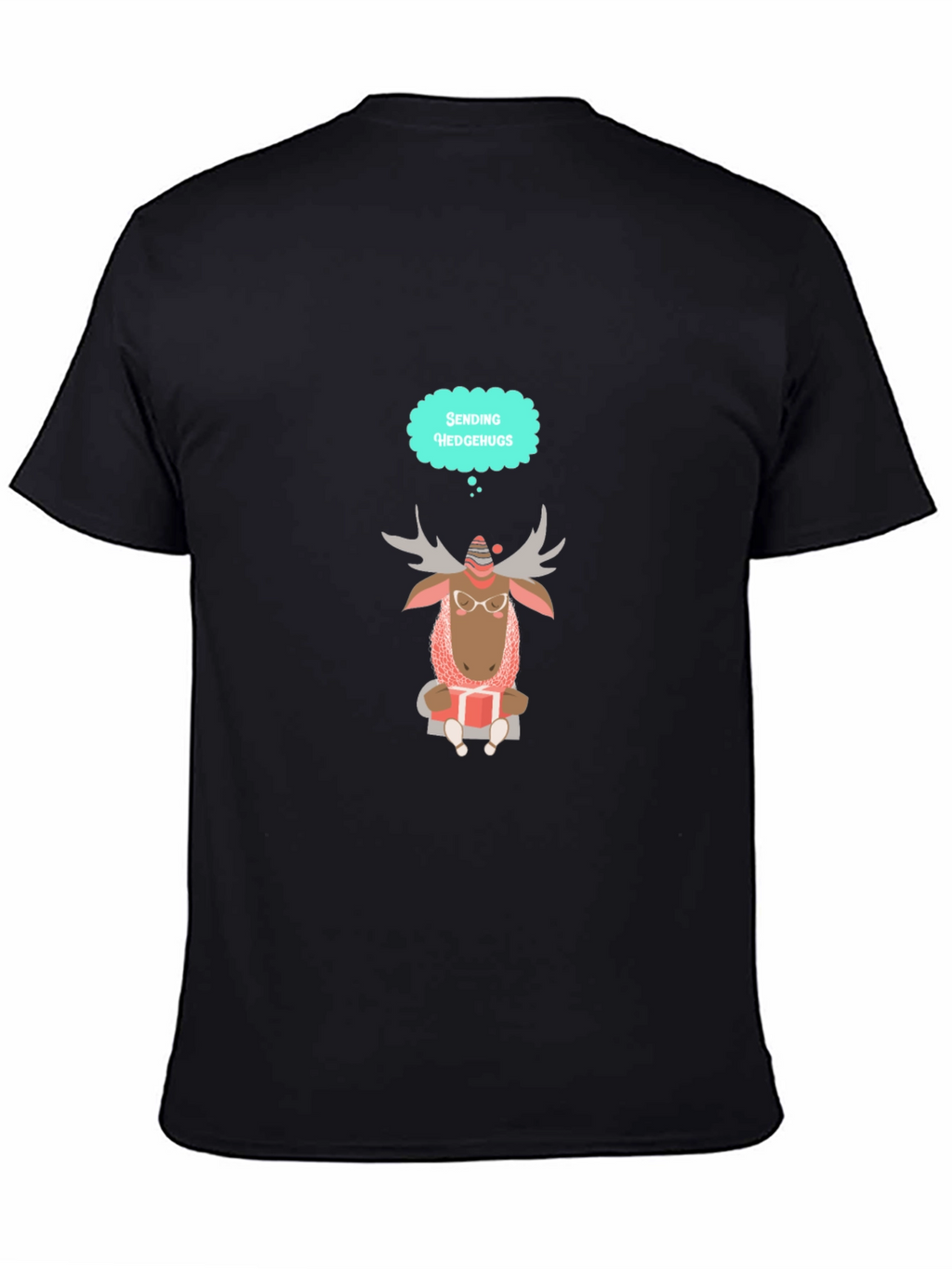 Moose Sending Hedgehugs T-Shirt