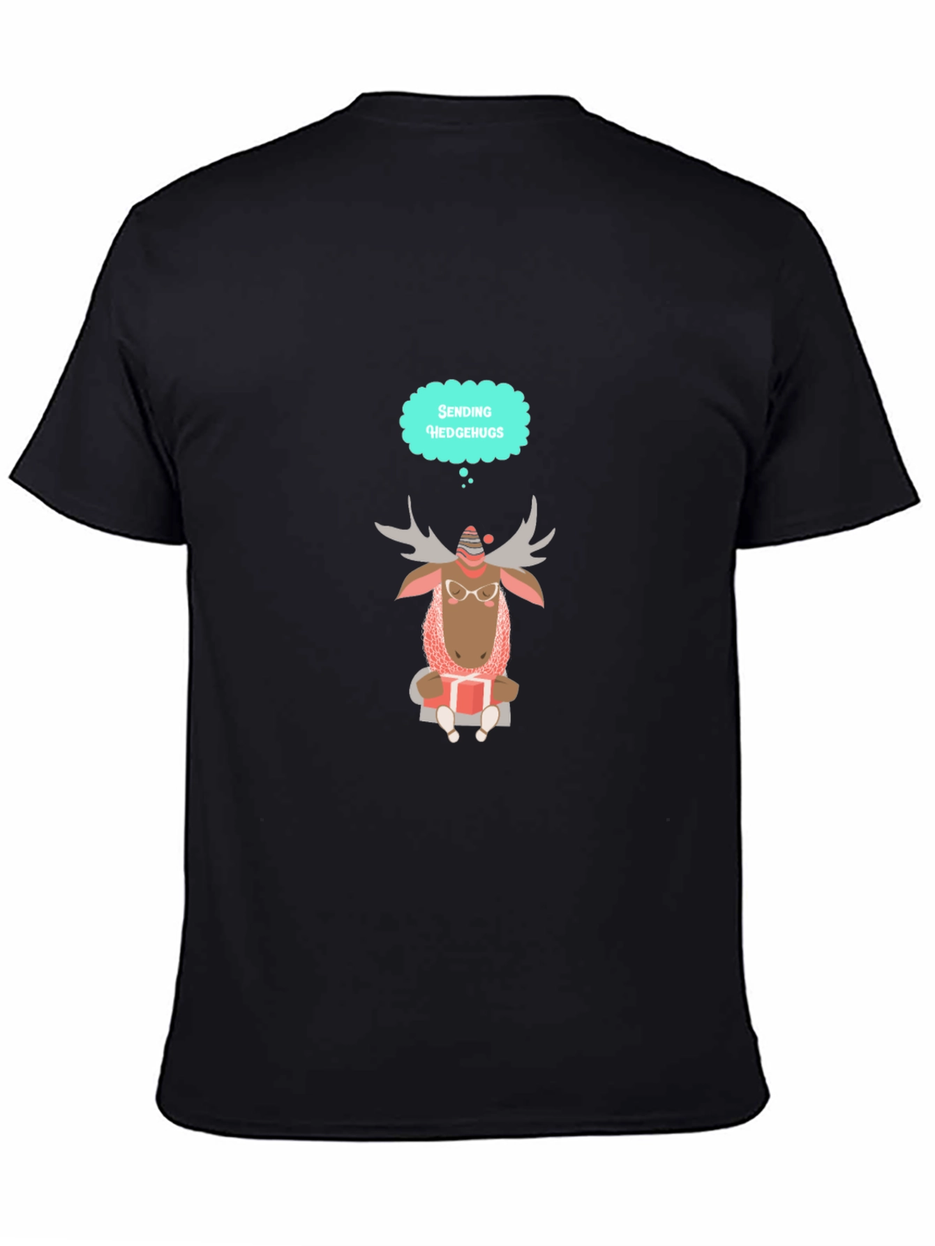 Moose Sending Hedgehugs T-Shirt