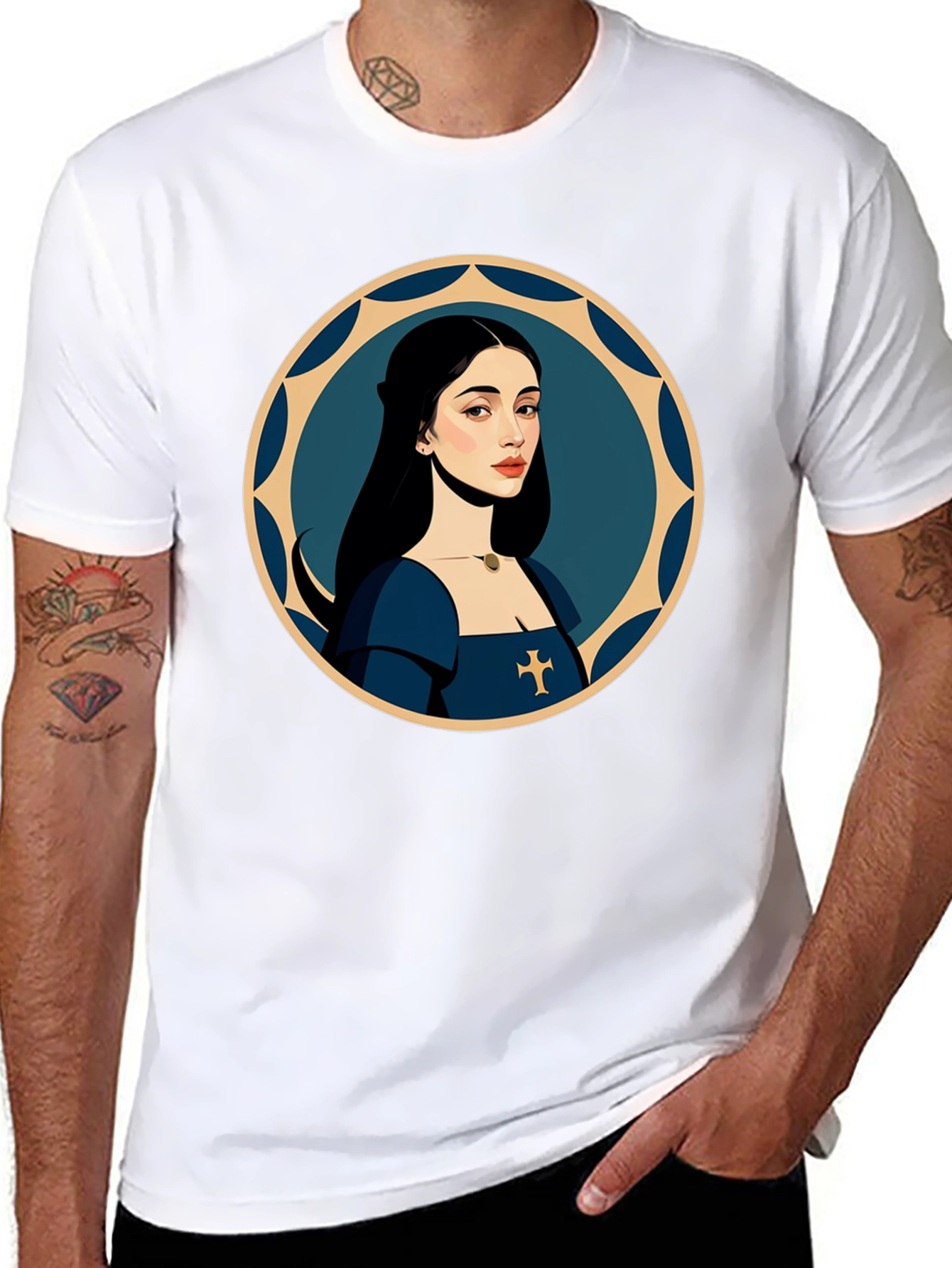 Medieval Portrait T-Shirt - Classic Tee
