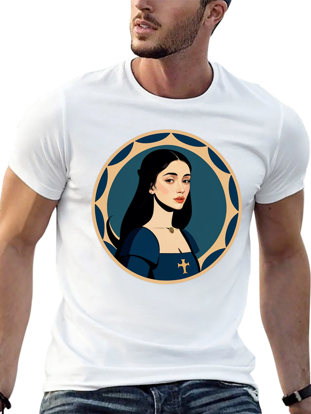 Medieval Portrait T-Shirt - Classic Tee
